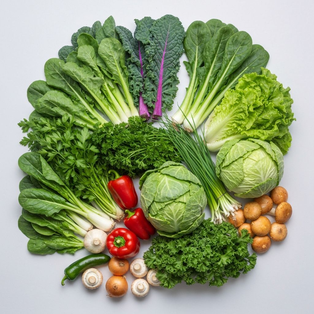 Zöld leveles zöldségek - lutein forrás